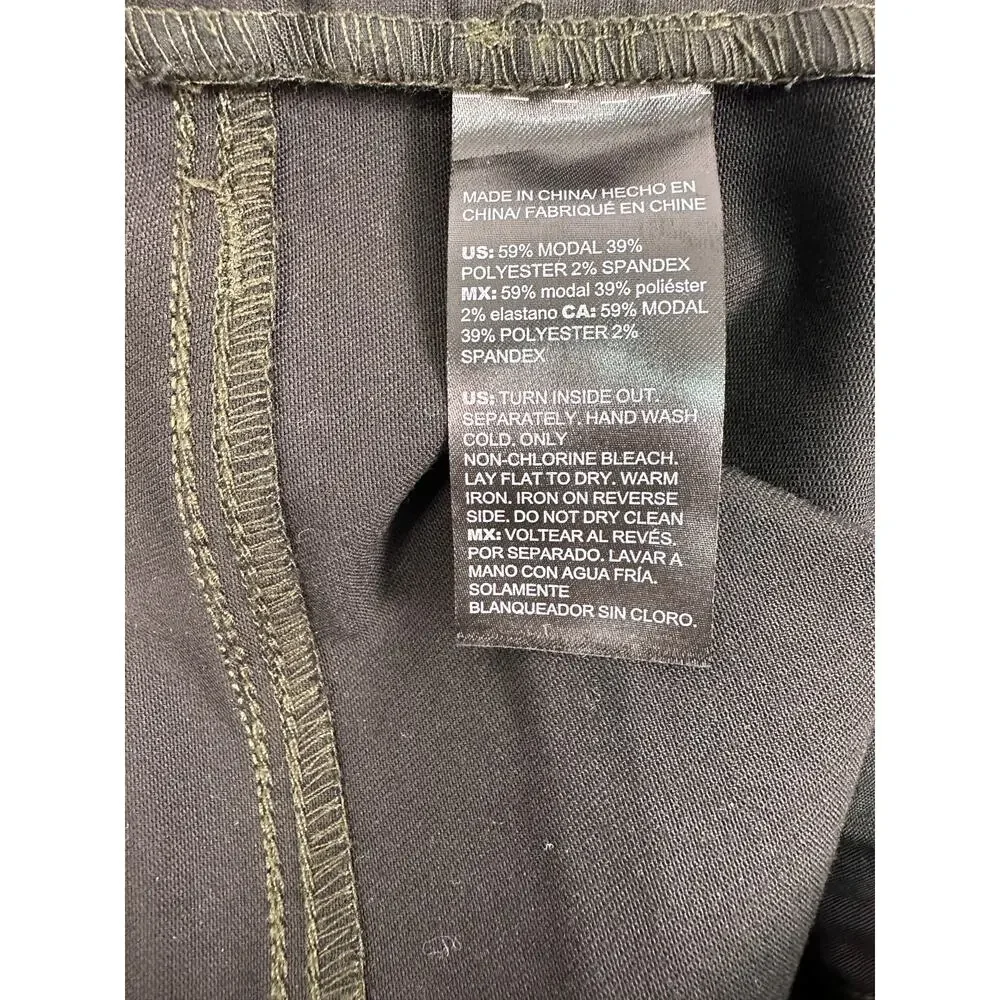 NWT White House Black Market Mid Rise Coated Moto Skinny Jeans Green Size 0R - Picture 12 of 12